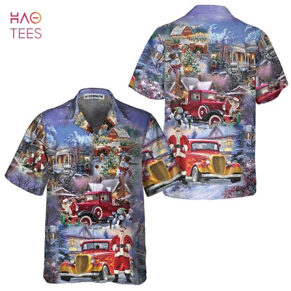 NEW Christmas Is Better With Hod Rod Hawaiian Shirt