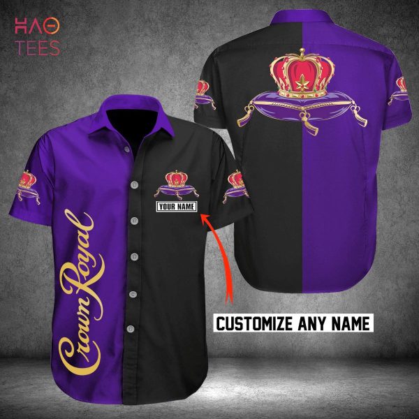 NEW Crown Royal Custom Name Hawaiian Shirt