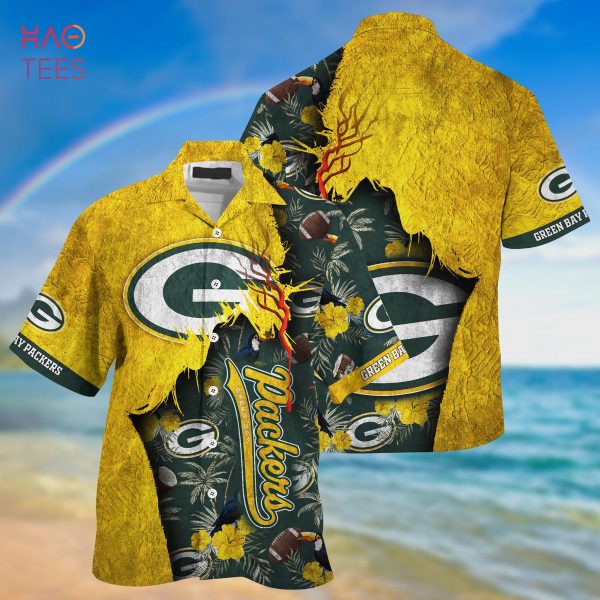 NEW Green Bay Packers NFL God Hawaiian Shirt