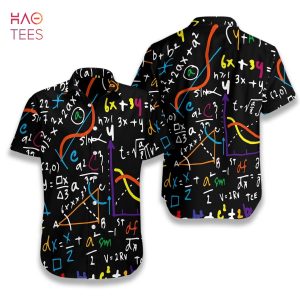 NEW Math Teacher Seamless Pattern Hawaiian Shirt