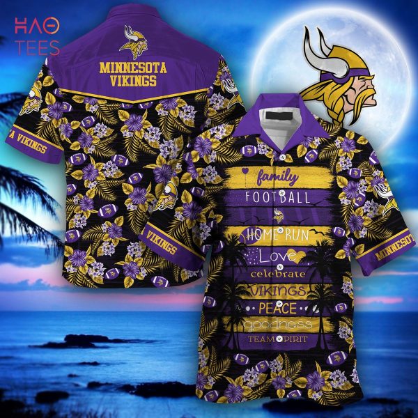 NEW Minnesota Vikings NFL Hawaiian Shirt