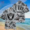 NEW Oakland Raiders NFL 3D All Over Printed Hawaiian Shirt