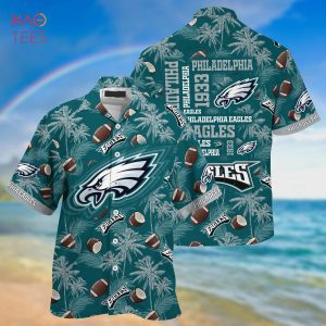 NEW Philadelphia Eagles NFL Hawaiian 3D Shirt