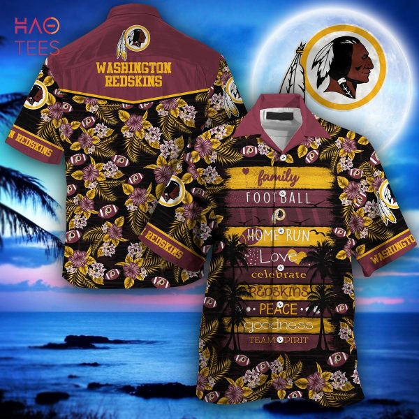 NEW Washington Redskins NFL Hawaiian Shirt