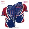 NFL New York Giants Hawaiian Shirt Graphic American Flag Print This Summer Gift For Fans