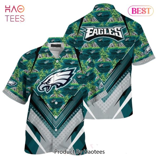 NFL Philadelphia Eagles Team Beach Shirt For Sports Eagles Fans Hawaiian Shirt