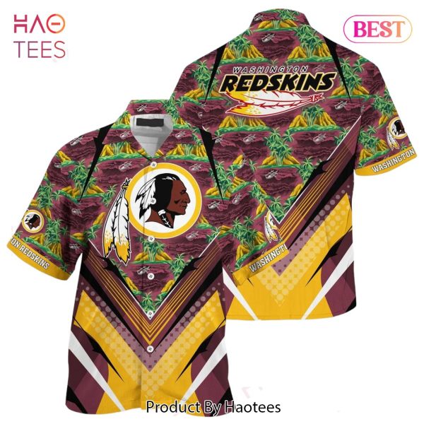 NFL Washington Redskins Team Beach Shirt For Sports Redskins Fans Hawaiian Shirt