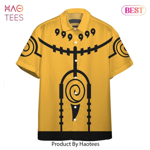 Naruto Nine Tails Mode Hawaii Shirt Anime Shirt for Men Women