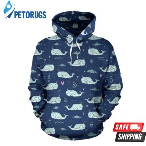 Narwhal 3D Hoodie