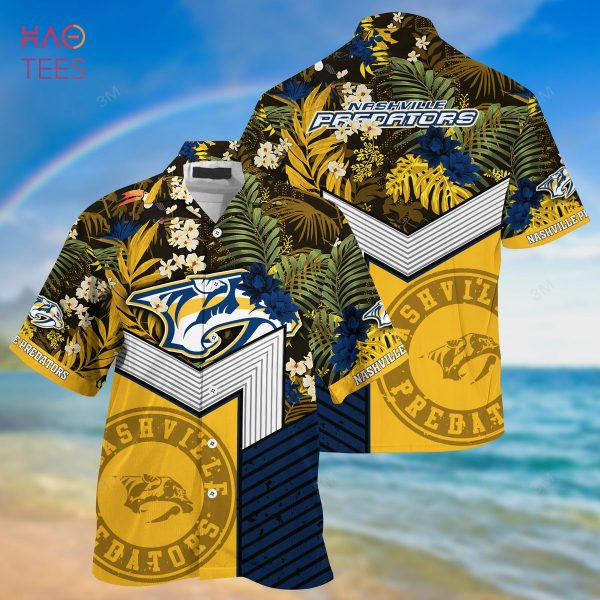 Nashville Predators NHL Hawaiian Shirt And Shorts