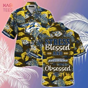 Nashville Predators NHL-Summer Hawaiian Shirt And Shorts