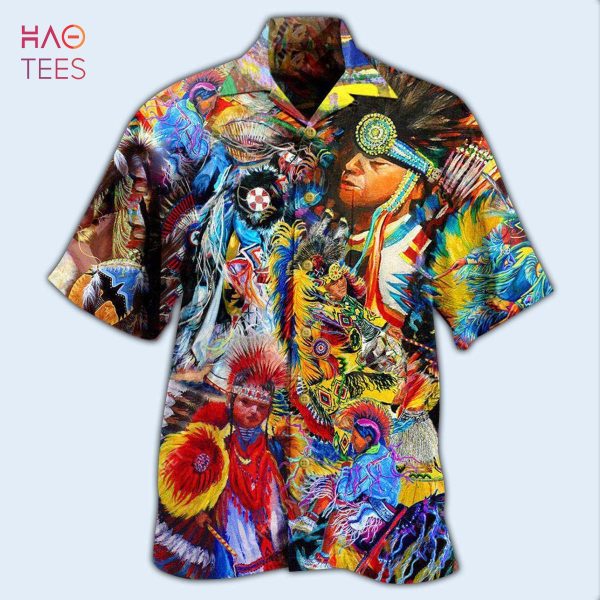 Native American Pow Wow Dancing Edition Hawaiian Shirt