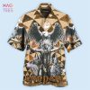 Native american man and eagle tronger Hawaiian shirt