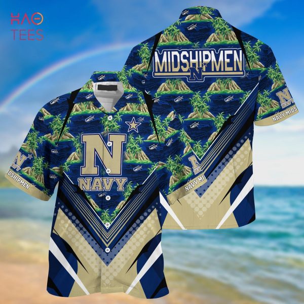 Navy Midshipmen Summer Hawaiian Shirt And Shorts