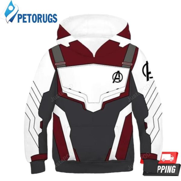 New Avengers 4 Endgame Quantum Realm Advanced Tech 3D Hoodie