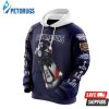 New England Patriots Infinity Gauntlet Tom Brady 12 3D Hoodie