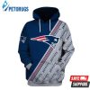 New England Patriots Ncaa Football Many Logo New England Patriots 3D Hoodie