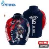 New England Patriots Nkeal Harry 3D Hoodie