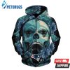 New England Patriots Skull Graphic 3D Hoodie