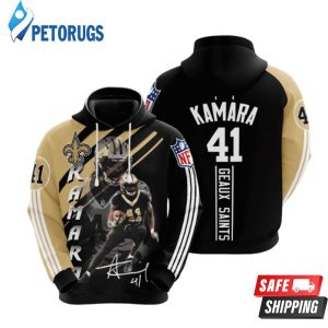 New Orleans Saints Alvin Kamara 3D Hoodie