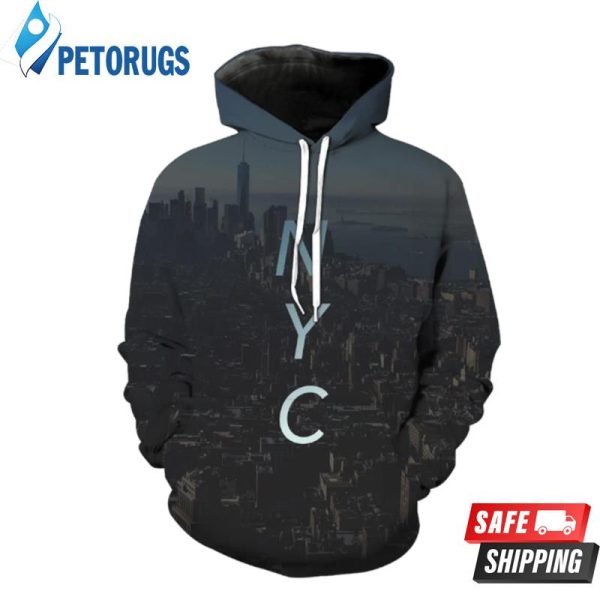 New York City 3D Hoodie