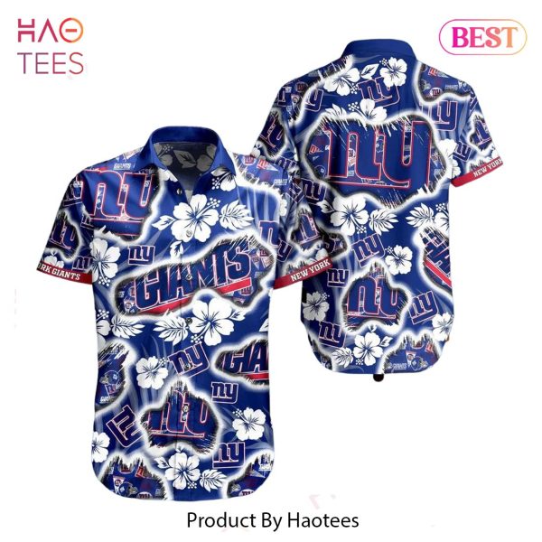 New York Giants NFL Hawaii Shirt Graphic Floral Printed This Summer Beach Shirt For Fans