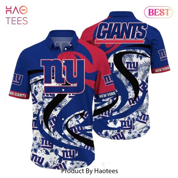 New York Giants NFL Hawaii Shirt Tropical Pattern Graphic This Summer Gift For Fan NFL