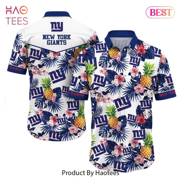 New York Giants NFL Hawaiian Shirt Tropical Pattern Graphic Hawaii Shirt For Fan Ever