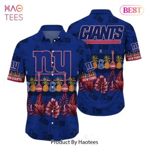 New York Giants NFL Hawaiian Shirt Tropical Pattern Graphic Trends Summer Gift For Fan NFL