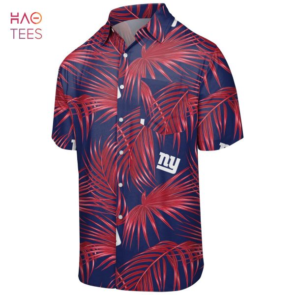 New York Giants NFL Mens Hawaiian 3D Shirt