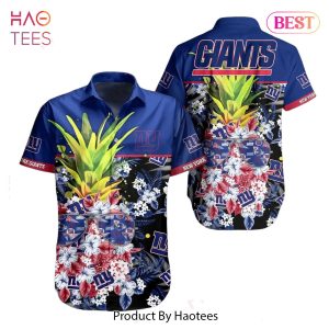 New York Giants NFL Tropical Pattern Pineapple Design Hawaiian Shirt New Trending For Men Women