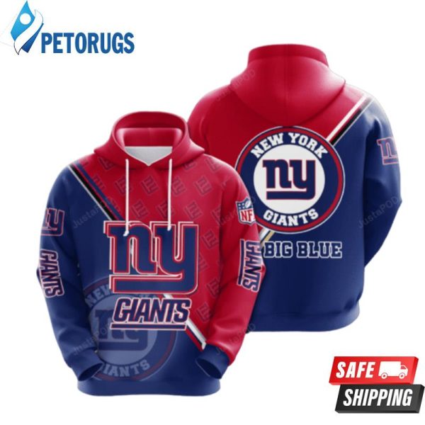 New York Giants Nfl 3D Hoodie