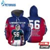 New York Giants Nfl Football Lawrance Taylor New York Giants 3D Hoodie