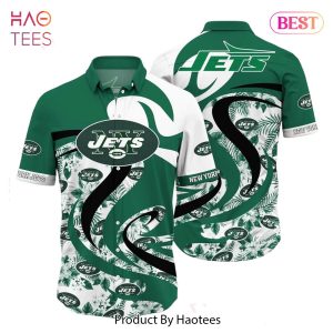 New York Jets NFL Hawaii Shirt Tropical Pattern Graphic This Summer Gift For Fan NFL