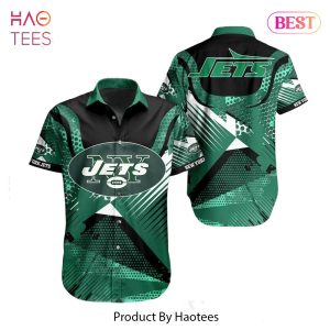 New York Jets NFL Hawaiian Shirt Summer Short Sleeve Button Down Shirt Perfect Gift For Big Fans