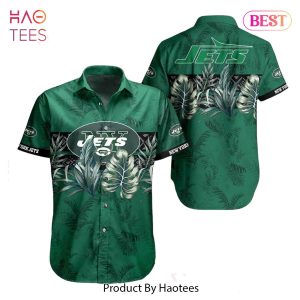 New York Jets NFL Hawaiian Shirt Tropical Pattern Graphic Gift For Fan NFL Enthusiast