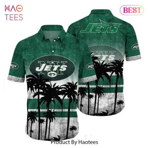 New York Jets NFL Hawaiian Shirt Tropical Pattern Graphic New Collection Summer Gift For Fan NFL