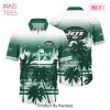 New York Jets NFL Summer Hawaiian Shirt Tropical Pattern Graphic For Sports Enthusiast