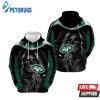 New York Jets Nfl Football Skull Hold Logo New York Jets New York Jets 3D Hoodie