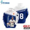 New York Mets Darryl Strawberry 3D Hoodie