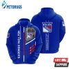 New York Rangers 3D Hoodie