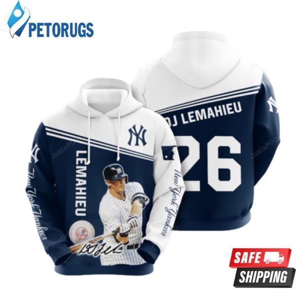 New York Yankees Dj Lemahieu 3D Hoodie