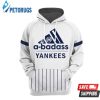 New York Yankees Mlb Football White New York Yankees New York Yankees 3D Hoodie