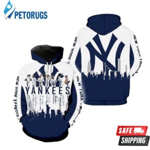 New York Yankees Team Signed New York City 3D Hoodie