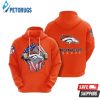 Nfl Denver Broncos American Ripped 2020 3D Hoodie