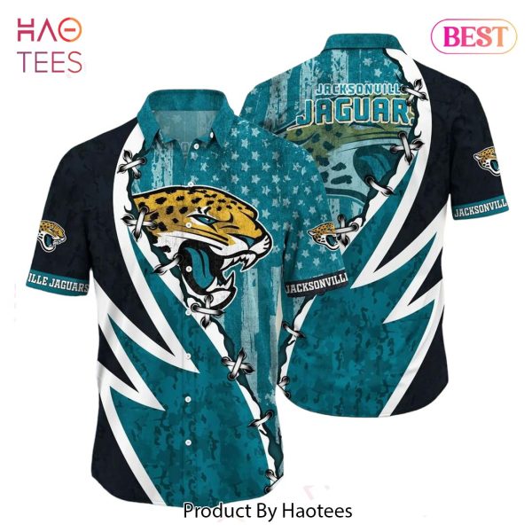 Nfl Jacksonville Jaguars Hawaiian Shirt Graphic American Flag Print This Summer Gift For Fans