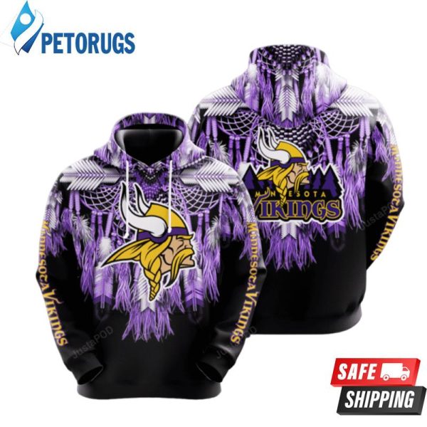 Nfl Minnesota Vikings Native Men And Women Minnesota Vikings Full 3D Hoodie