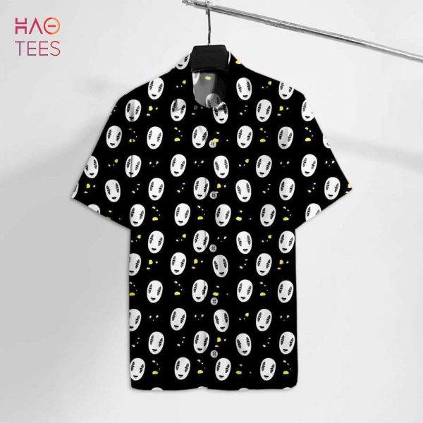 No Face With Gold Pattern Hawaii shirt