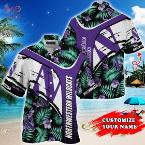 Northwestern Wildcats Customized Summer Hawaiian Shirt