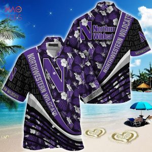 Northwestern Wildcats Summer Hawaiian Shirt